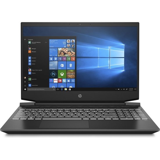 HP NBR 15.6" FHD AMD Ryzen 7 5800H 16G 512G SSD W11 NL 15-ec2787nd / Zwart / Ontsp / 4Gb RTX3050