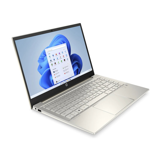 HP NBR 14.0" FHD PC i5-1155G7 16G 512G SSD W11 NL 14-dv1360nd / Goud / Ontsp / GMA