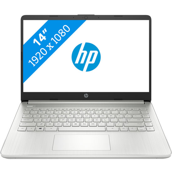 HP NBR 14.0" FHD AMD Ryzen 3 3250U 8G 256G SSD W10 NL 14s-fq0056nd / Zilver / Ontsp / AMD