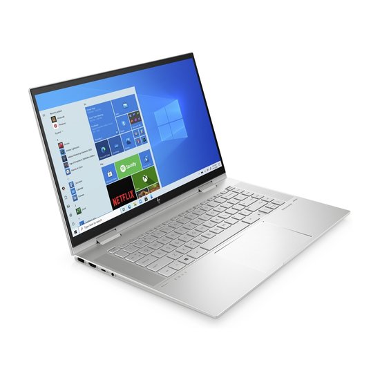 HP NBR 15.6" UHD PC i7-1195G7 16G 1T SSD W11 NL TS x360 15-es1570nd / 4K / Zilver / OLED / 2Gb