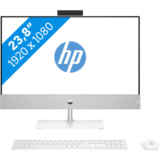 HP DTR 23.8" FHD Pavilion AllinOne 24-ca1915nd i5-12400T 8G 512G SSD W11 NL / Wit / Ontsp / GMA