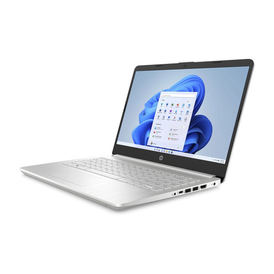 HP NBR 14.0" FHD AMD Ryzen 5 5625U 8G 512G SSD W11 NL 14s-fq2625nd / Zilver / Ontsp / AMD