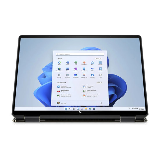 HP NBR 13.5" 3K2K PC i7-1255U 16G 1T SSD W11 NL TS Spectre x360 14-ef0450nd / Zwart / OLED / Ontsp / GMA