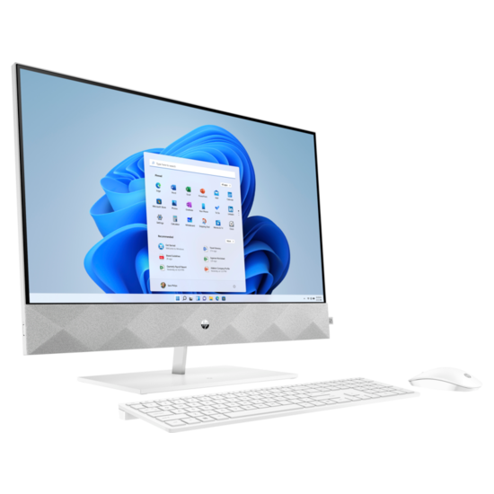 HP DTR 27" FHD Pavilion AllinOne 27-d0015nb i5-11400T 8G 1T 512G SSD W11 NL-F / Wit / Ontsp / GMA