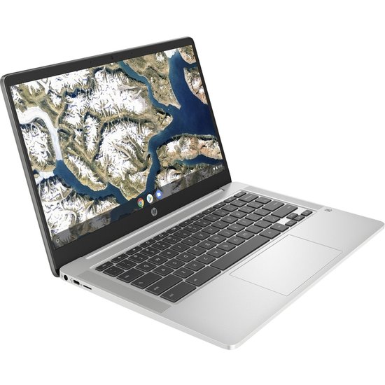 HP NBR 14.0" FHD Cel N4020 4G 64G eMMC Chrome NL 14a-na0416nd / Zilver / Ontsp / GMA