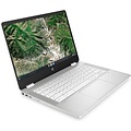 HP NBR 14.0" FHD Cel N4120 4G 64G eMMC Chrome NL TS x360 14a-ca0940nd / Zilver / Ontsp / GMA