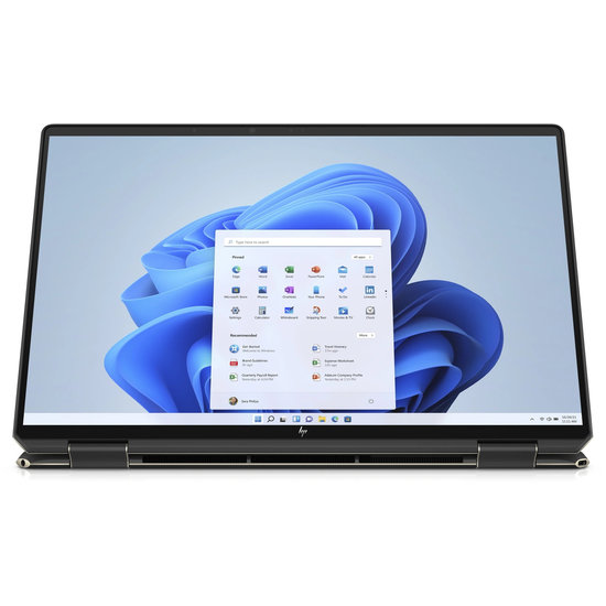 HP NBR 16.1" 3K+ PC i7-1260P 16G 512G SSD W11 NL TS Spectre x360 16-f1660nd / Zwart / Ontsp / 4Gb RTX2050