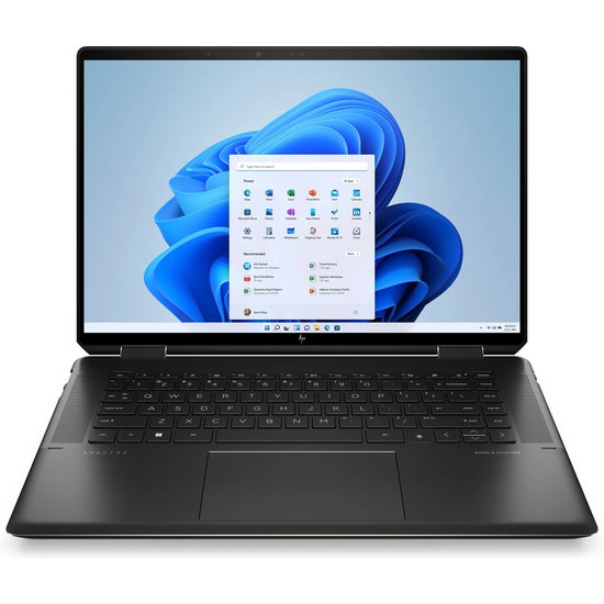 HP NBR 16.1" 3K+ PC i7-1260P 16G 512G SSD W11 NL TS Spectre x360 16-f1660nd / Zwart / Ontsp / 4Gb RTX2050