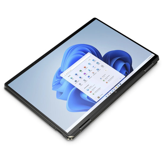 HP NBR 16.1" 3K+ PC i7-1260P 16G 512G SSD W11 NL TS Spectre x360 16-f1660nd / Zwart / Ontsp / 4Gb RTX2050
