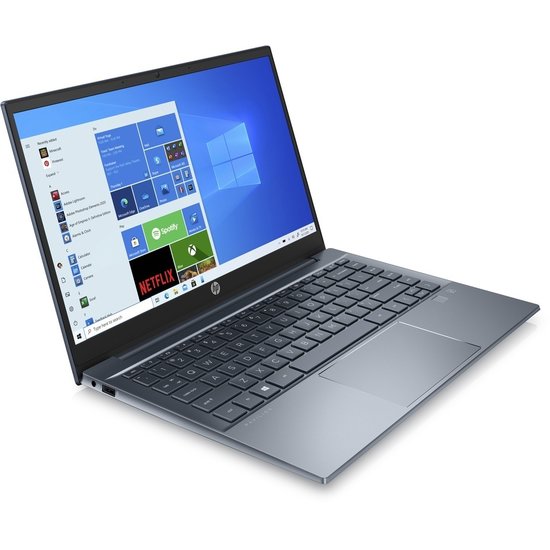 HP NBR 14.0" FHD AMD Ryzen 5 5500U 16G 512G SSD W11 NL 14-ec0851nd / Blauw / Ontsp / AMD