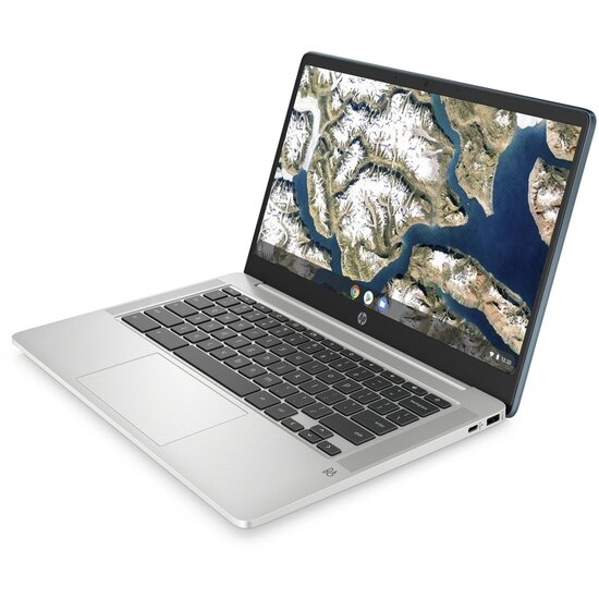 HP NBR 14.0" FHD Pent Silver N5030 4G 64G eMMC Chrome NL 14a-na0179nd / Groen / Ontsp / GMA