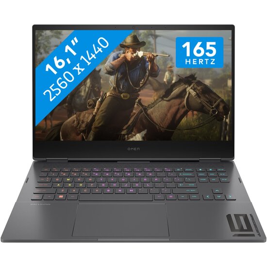HP NBR 16.1" QHD AMD Ryzen 9 6900HX 32G 1T SSD W11 NL Omen 16-n0979nd / Zwart / Ontsp / 8Gb RTX3070ti