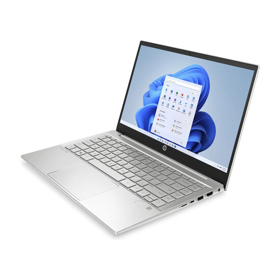 HP NBR 14.0" 2.2K PC i5-1340P 16G 512G SSD W11 NL 14-eh1080nd / Zilver / Ontsp / GMA