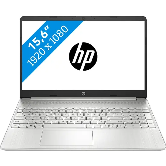 HP NBR 15.6" FHD PC i5-1155G7 8G 512G SSD W11 NL 15s-fq4955nd / Zilver / Ontsp / GMA