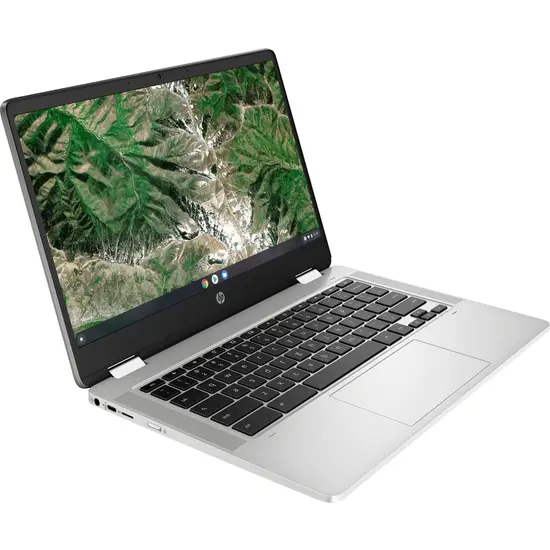 HP NBR 14.0" FHD Pent Silver N5030 4G 64G eMMC Chrome NL TS x360 14a-ca0307nd / Zilver / Ontsp / GMA