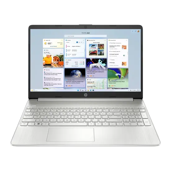 HP NBR 15.6" FHD Cel N4120 4G 128G SSD W11 NL 15s-fq0000nd / Zilver / Ontsp / GMA