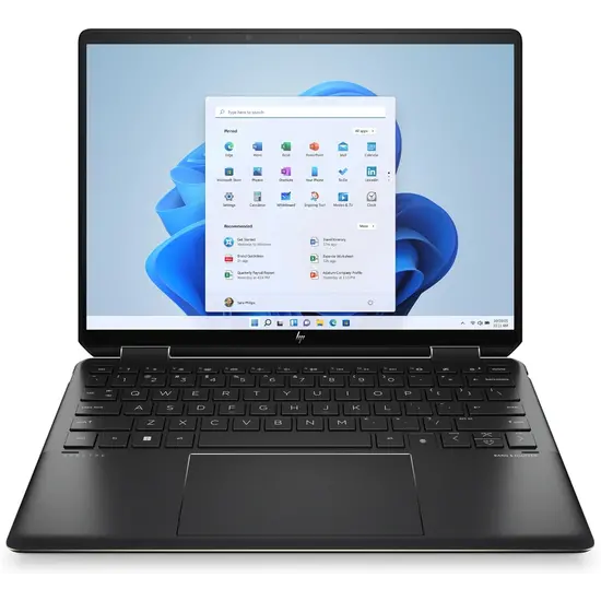 HP NBR 13.5" 3K2K PC i7-1355U 16G 512G SSD W11 NL TS Spectre x360 14-ef2330nd / Zwart / OLED / Ontsp / GMA