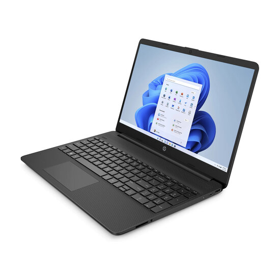 HP NBR 15.6" FHD Cel N4500 4G 128G SSD W11 NL 15s-fq3745nd / Zwart / Ontsp / GMA