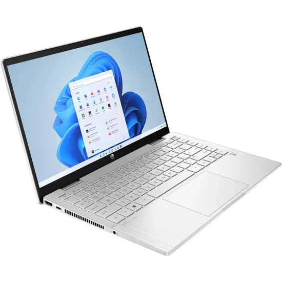 HP NBR 14.0" FHD PC i3-1215U 8G 256 SSD W11 NL TS Pavilion x360 14-ek0010nd / Zilver / GMA