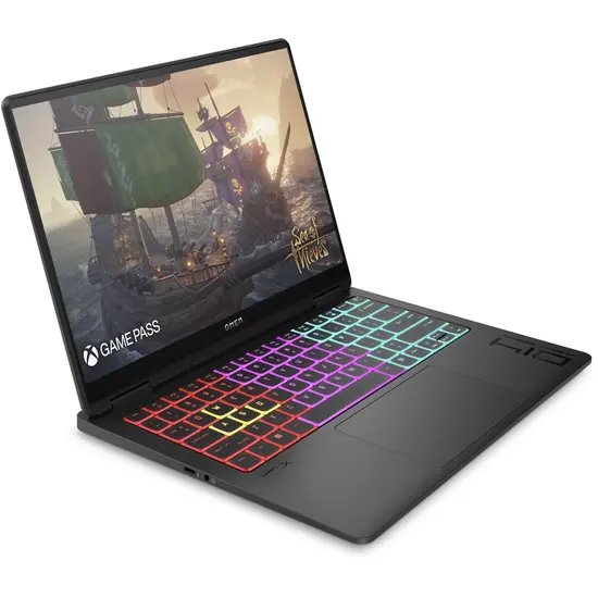 HP NBR 14.0" 2.8K PC Ultra 9-185H 32G 1T SSD W11 NL Omen Transcend 14-fb0090nd / Zwart / OLED / 8Gb RTX4070