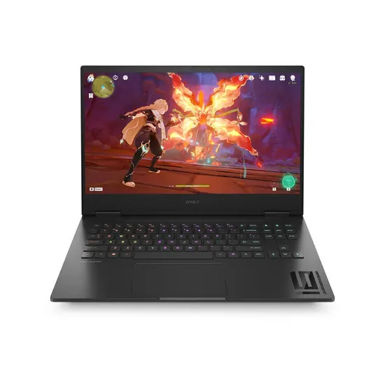 HP NBR 16.1" QHD PC i9-14900HX 32G 2T SSD W11 NL Omen 16-wf1699nd / Zwart / Ontsp / 12Gb RTX4080