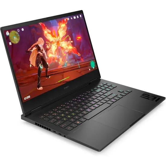 HP NBR 16.1" QHD PC i9-14900HX 32G 2T SSD W11 NL Omen 16-wf1699nd / Zwart / Ontsp / 12Gb RTX4080
