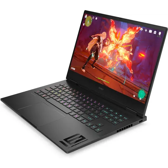 HP NBR 16.1" QHD PC i9-14900HX 32G 2T SSD W11 NL Omen 16-wf1699nd / Zwart / Ontsp / 12Gb RTX4080