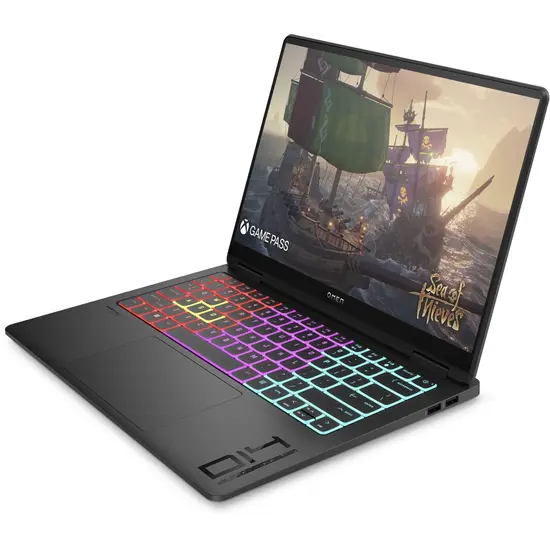 HP NBR 14.0" 2.8K Intel Core Ultra 7-155H 16G 1T SSD W11 NL Omen Transcend 14-fb0075nd / Zwart / OLED / 8Gb RTX4060