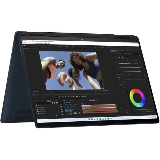 HP NBR 14.0" 2.8K Ultra 7-155U 16G 1T SSD W11 NL TS x360 14-fc0655nd / Blauw / OLED / GMA