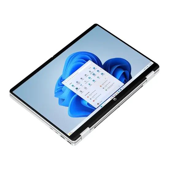 HP NBR 14.0" 2K PC Intel Core 3-100U 8G 256G SSD W11 NL TS x360 14-fp0630nd / Zilver / GMA