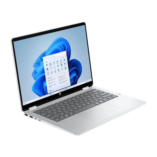 HP NBR 14.0" 2K PC Intel Core 3-100U 8G 256G SSD W11 NL TS x360 14-fp0630nd / Zilver / GMA