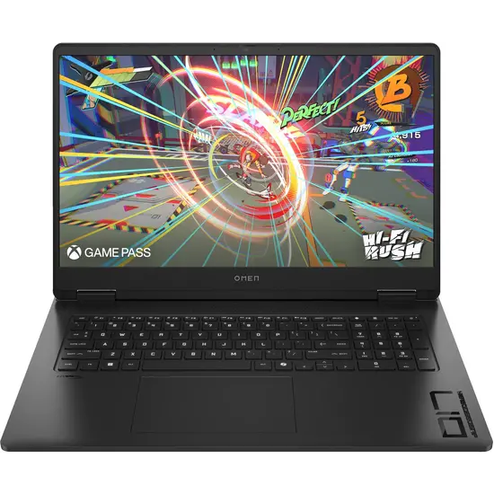 HP NBR 17.3" QHD AMD Ryzen AI 9 365 24G 1T SSD W11 NL Omen Gaming 17-db1990nd / Zwart / Ontsp / 8Gb RTX5070