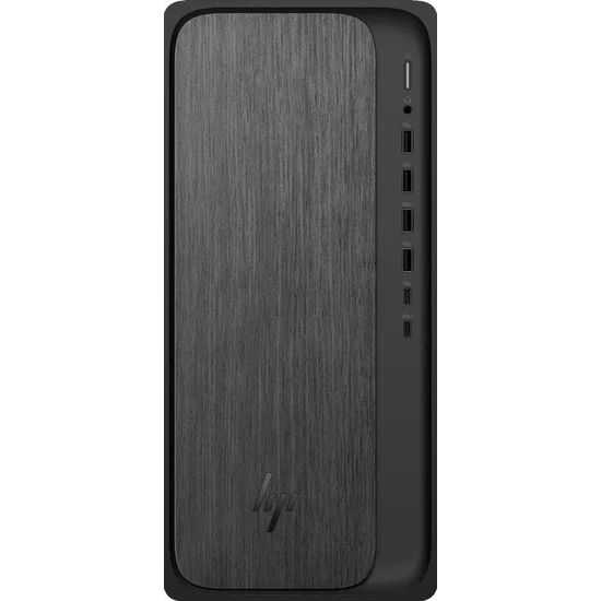 HP DTR  AMD Ryzen 7 8700G 32G 1T SSD W11 NL OmniDesk M02-0640nd / Zwart met grijs hout / AMD