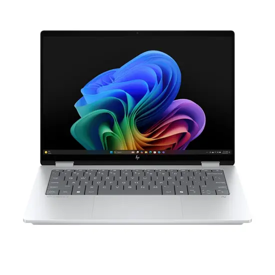 HP NBR 14.0" 2.8K Intel Core Ultra 7-258V 16G 1T SSD W11 NL TS x360 NGAI 14-fm0670nd / Zilver / OLED / 8Gb Arc 140V