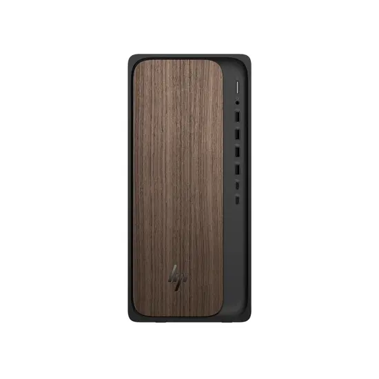 HP DTR Core Ultra 7-265 32G 2T SSD W11 NL OmniDesk AI M03-0615nd / Zwart met hout / GMA