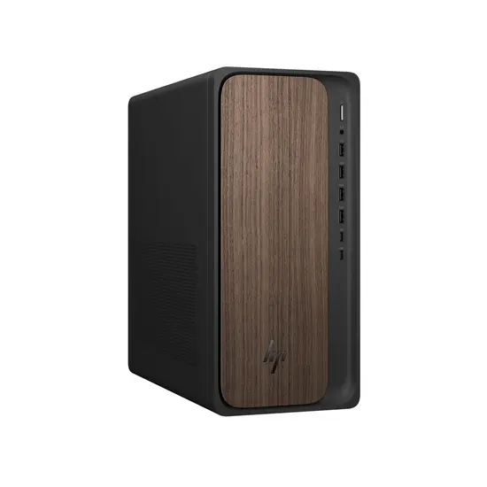 HP DTR Core Ultra 7-265 32G 2T SSD W11 NL OmniDesk AI M03-0615nd / Zwart met hout / GMA