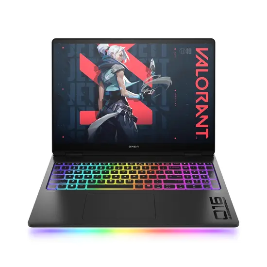 HP NBR 16.0" WQXGA Intel Core Ultra 9-275HX 64G 1T SSD W11 NL 16-ah0675nd / Zwart / Ontsp / 16Gb RTX5080