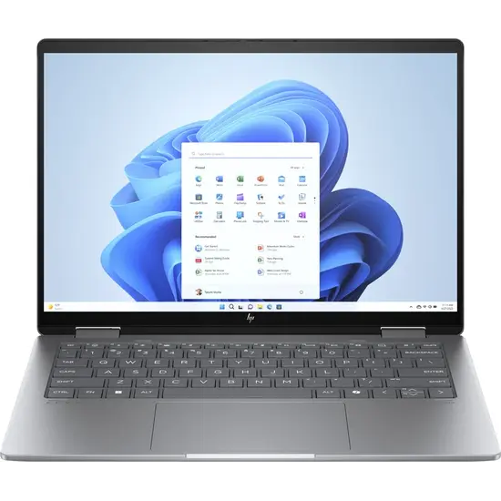 HP NBR 14.0" 2.8K AMD Ryzen 7 8840HS 16G 1T SSD W11 NL TS x360 14-fa0025nd / Zilver / OLED / AMD