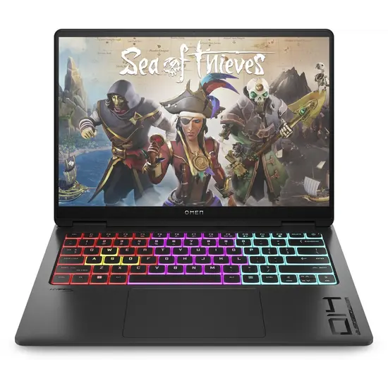 HP NBR 14.0" 2.8K Intel Core Ultra 7-255H 16G 1T SSD W11 NL Omen Transcend 14-fb1665nd / Zwart / OLED / 8Gb RTX5050