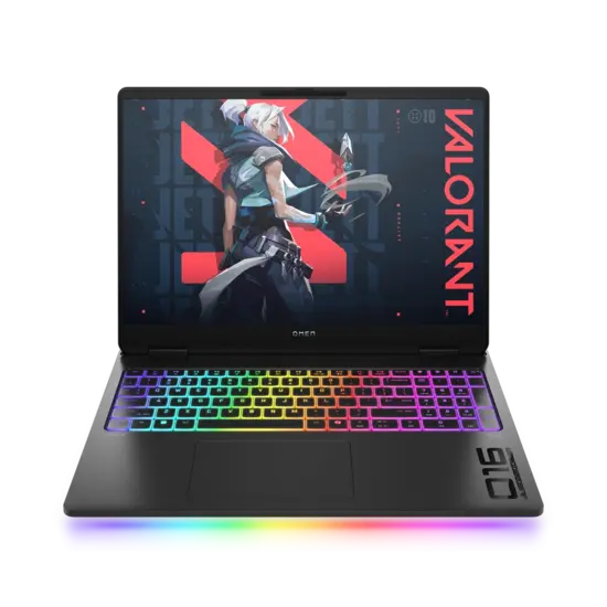 HP NBR 16.0" WQXGA AMD Ryzen AI9 HX375 32G 1T SSD W11 NL 16-ak0620nd / Zwart / Ontsp / 12Gb RTX5070ti