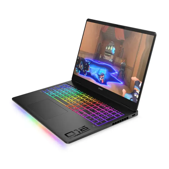 HP NBR 16.0" WQXGA AMD Ryzen AI9 HX375 32G 1T SSD W11 NL 16-ak0620nd / Zwart / Ontsp / 12Gb RTX5070ti