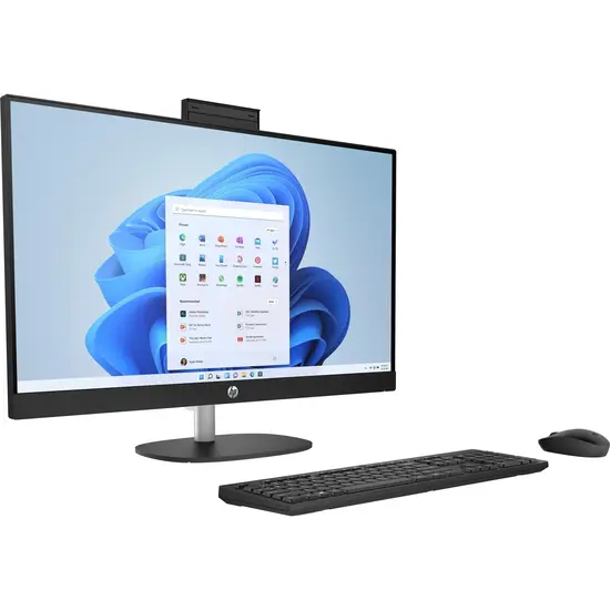 HP DTR 27" FHD AllinOne AI 27-cr20053nb Ultra 5-225U 16G 512G SSD W11 NL-F / Zwart / Ontsp / GMA