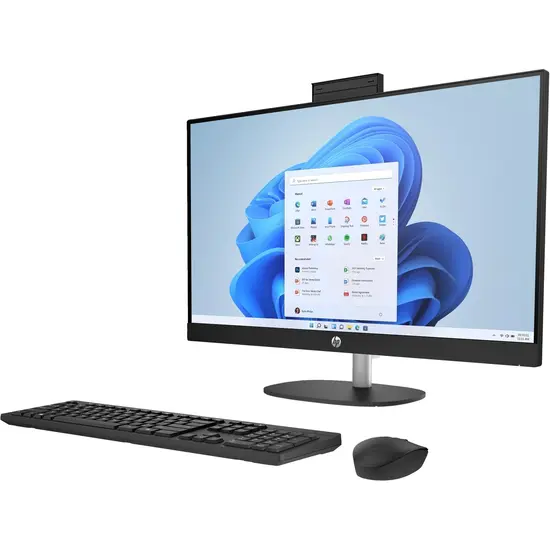 HP DTR 27" FHD AllinOne AI 27-cr20053nb Ultra 5-225U 16G 512G SSD W11 NL-F / Zwart / Ontsp / GMA