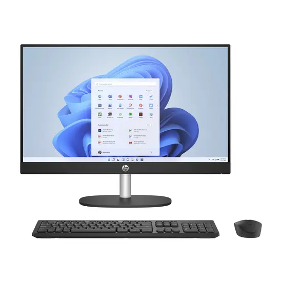 HP DTR 23.8" FHD AllinOne 24-cr0060nb AMD Ryzen 5 7520U 16G 512G SSD W11 NL-F / Zwart / Ontsp / AMD