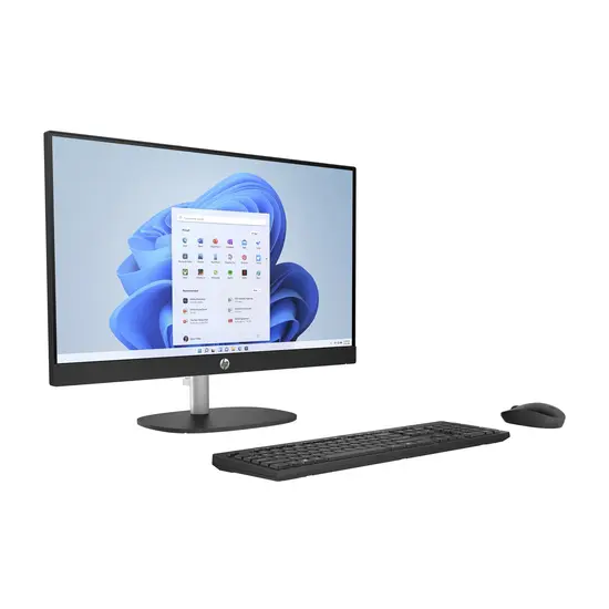 HP DTR 23.8" FHD AllinOne 24-cr0060nb AMD Ryzen 5 7520U 16G 512G SSD W11 NL-F / Zwart / Ontsp / AMD