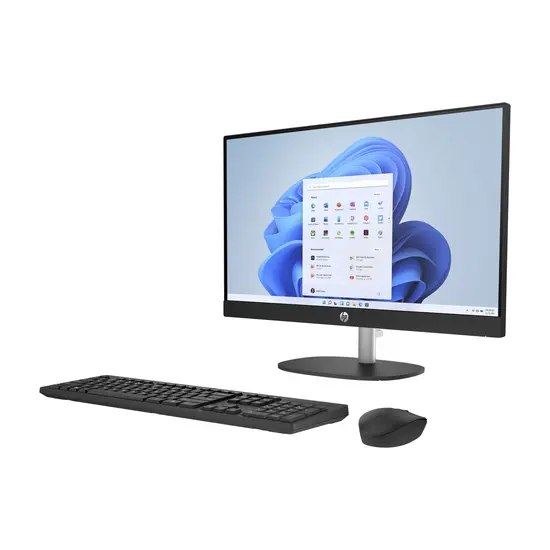 HP DTR 23.8" FHD AllinOne 24-cr0060nb AMD Ryzen 5 7520U 16G 512G SSD W11 NL-F / Zwart / Ontsp / AMD