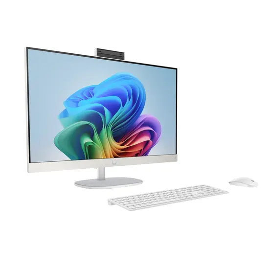 HP DTR 27" FHD AllinOne NGAI 27-ct2100nb AMD Ryzen AI 5 330 16G 512G SSD W11 NL / Wit / Ontsp / AMD
