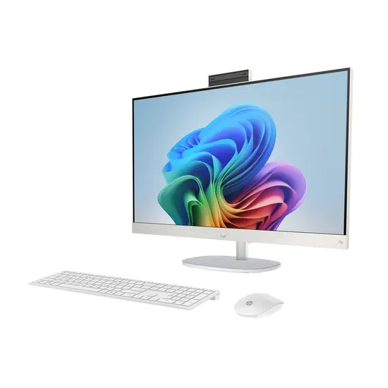 HP DTR 27" FHD AllinOne NGAI 27-ct2100nb AMD Ryzen AI 5 330 16G 512G SSD W11 NL / Wit / Ontsp / AMD