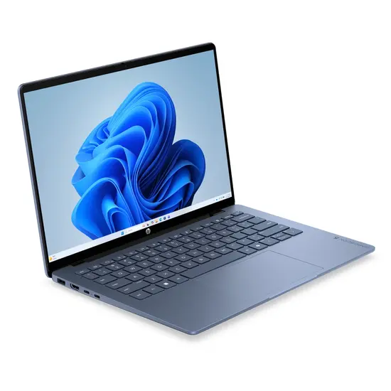 HP NBR 14.0" 2K AMD Ryzen AI 7 445 16G 512G SSD W11 NL TS NGAI 14-hm0621ndx / Blauw / OLED / AMD 840M