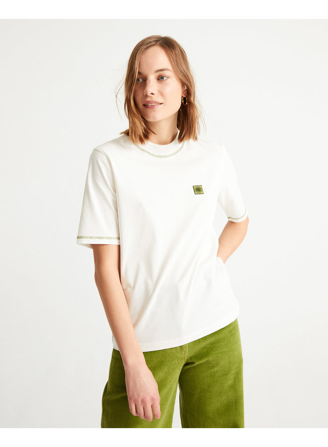Sol Green Contrast T-shirt